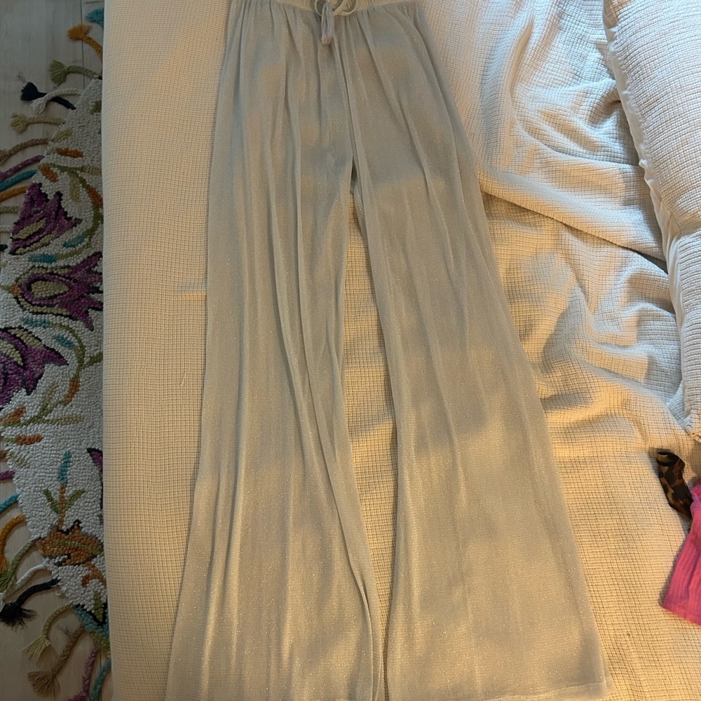 Sandy Beach Wide-Leg Pants
